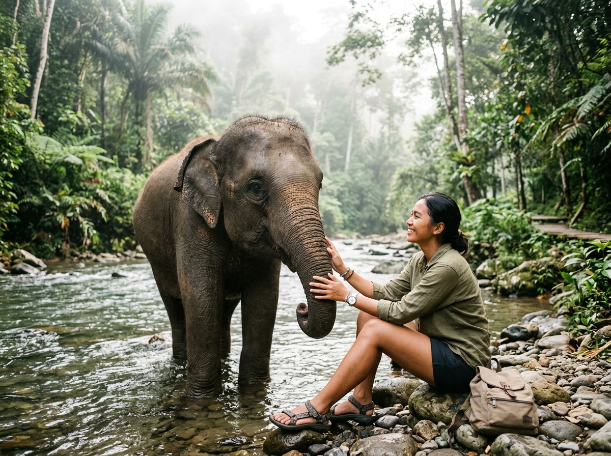 Paket Wisata Tangkahan 2 Hari 1 Malam — Wisata Gajah