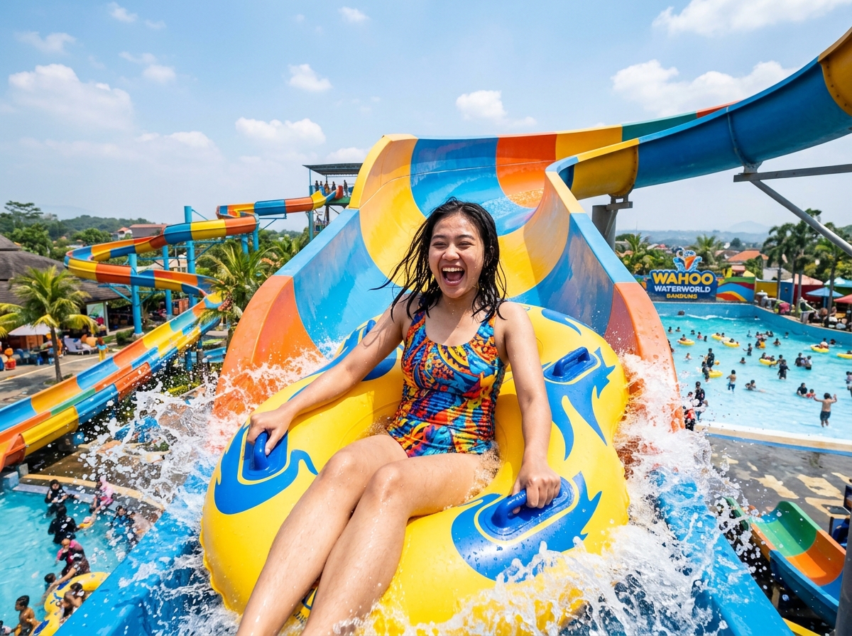 Paket Wisata Wahoo Waterworld Bandung 1 Hari — Waterpark 10 Hektar